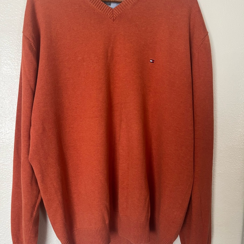 TOMMY HILFIGER Men's V-Neck Pullover Sweater